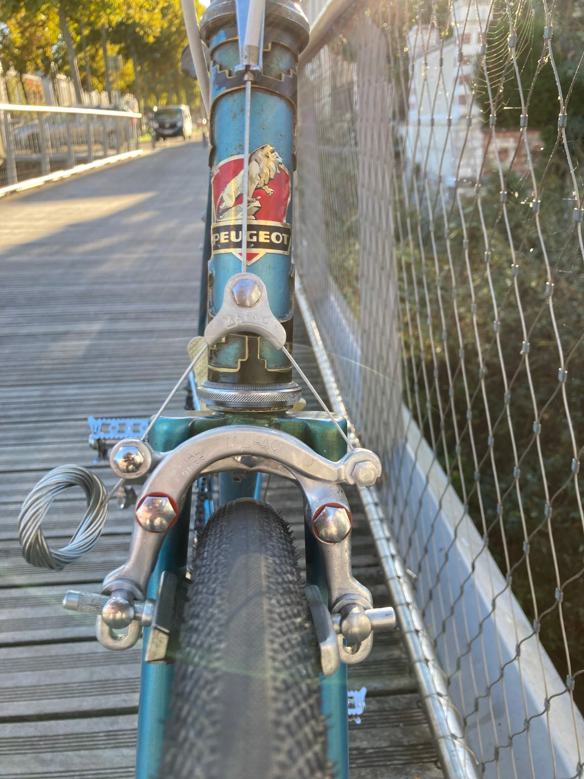 Vélo De Course Vintage Peugeot Des Années 60, Taille 56-57,8V – Image 5